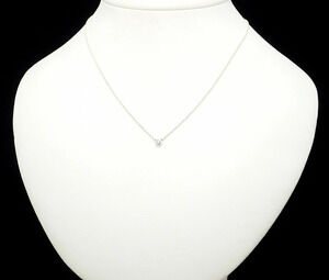 TIFFANYCo Tiffany by the Yard Necklace Silver Pink Sapphire